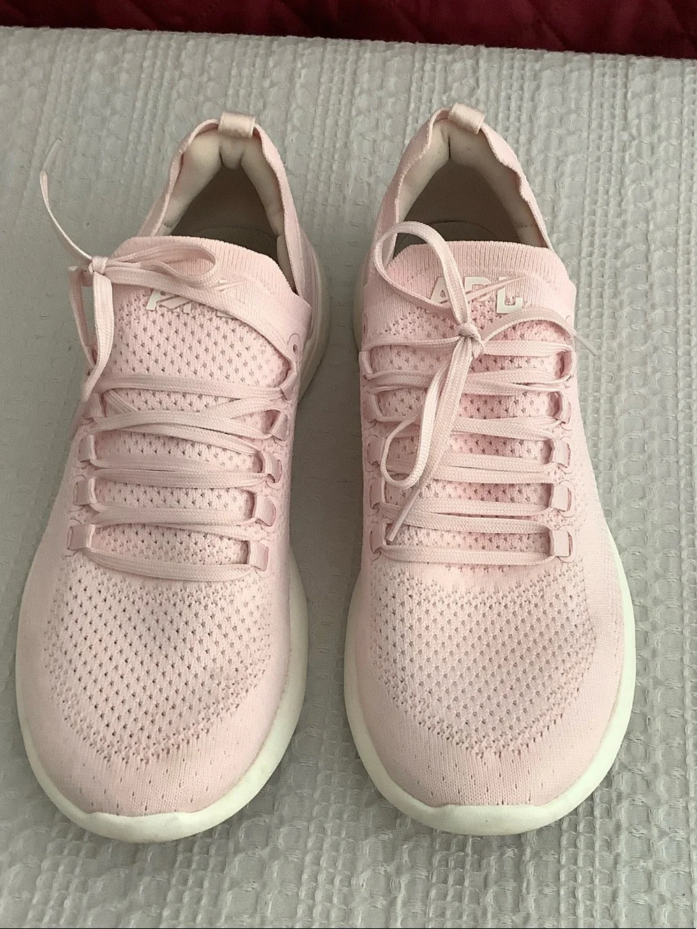 APL TecnoLoom Breeze Pink Knit Athletic Sneakers